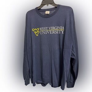 WVU West Virginia University Fruit of the Loom Long-Sleeve Tee Shirt, XL